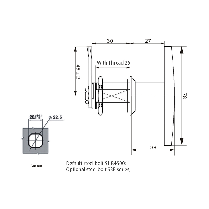MS305-2HS Steel Industrial Coreless palpate Seras MS305-2HS Steel Industrial Coreless palpate Seras