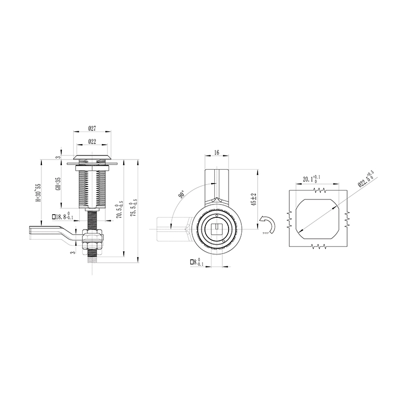 MS816-3D-1 Triangulum 8mm Lock Cylindri Compressione Claustrum Seras MS816-3D-1 Triangulum 8mm Lock Cylindri Compressione Claustrum Seras