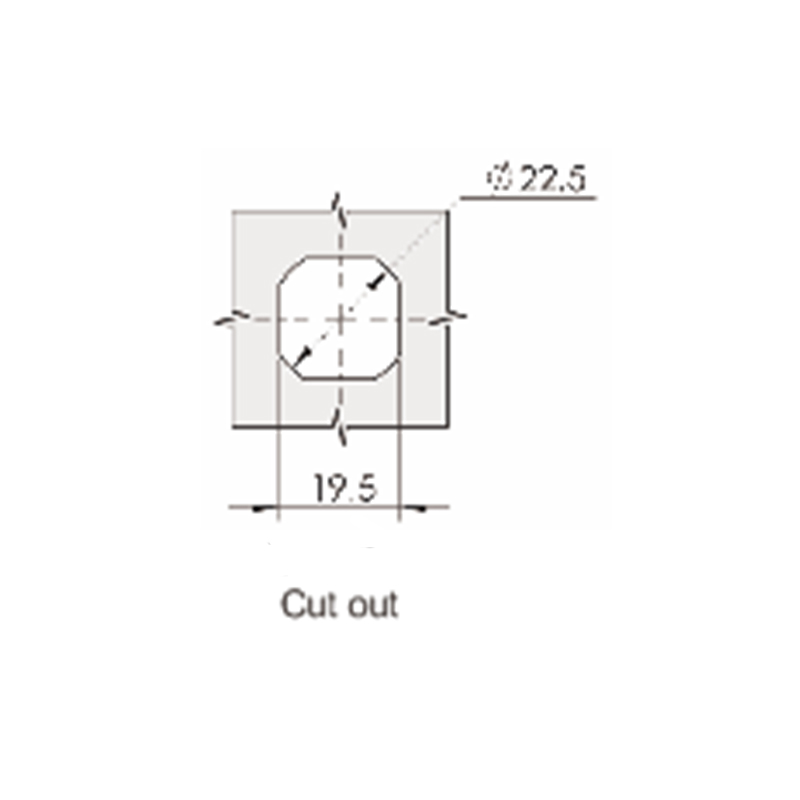 MS816-1-1 triangulare 8mm sursum cylindricum compressionem Claustrum Seras MS816-1-1 triangulare 8mm sursum cylindricum compressionem Claustrum Seras