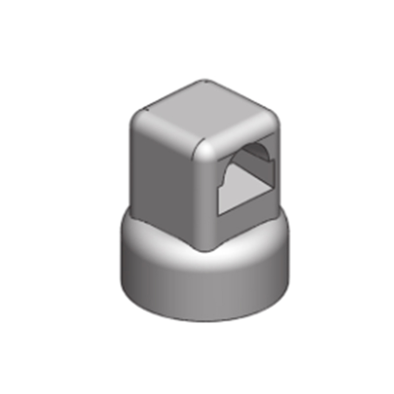 RG002 Inline Plated Nut Connectens Rod adscriptione